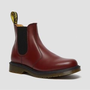 Doc Martens Red Chelsea Boots